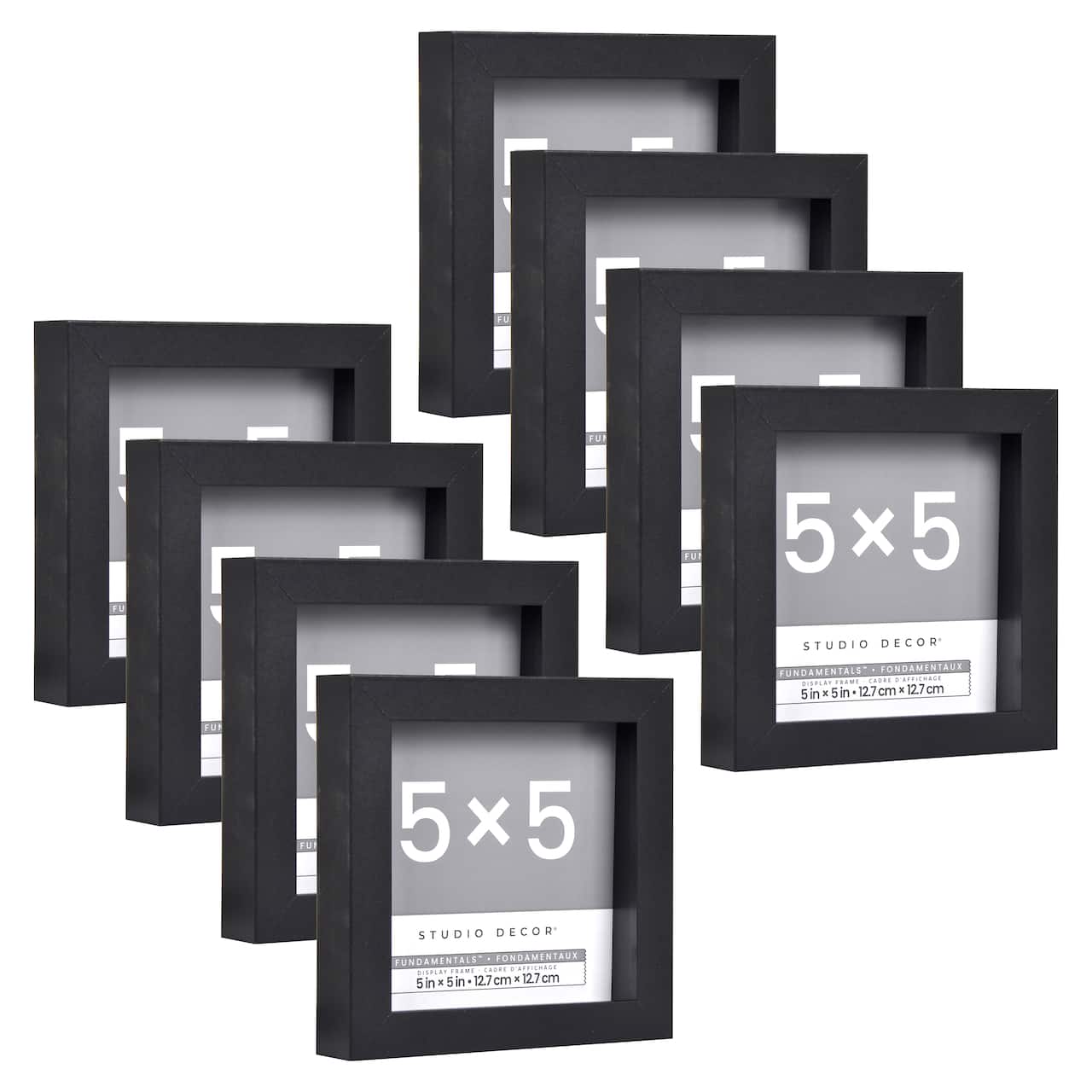 8 Pack: Fundamentals™ 5" x 5" Display Frame by Studio Décor®